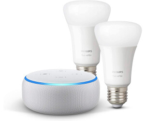 Echo Plus (2nd Gen) with Philips Hue Bulb - Alexa smart home starter kit -  Heather Gray