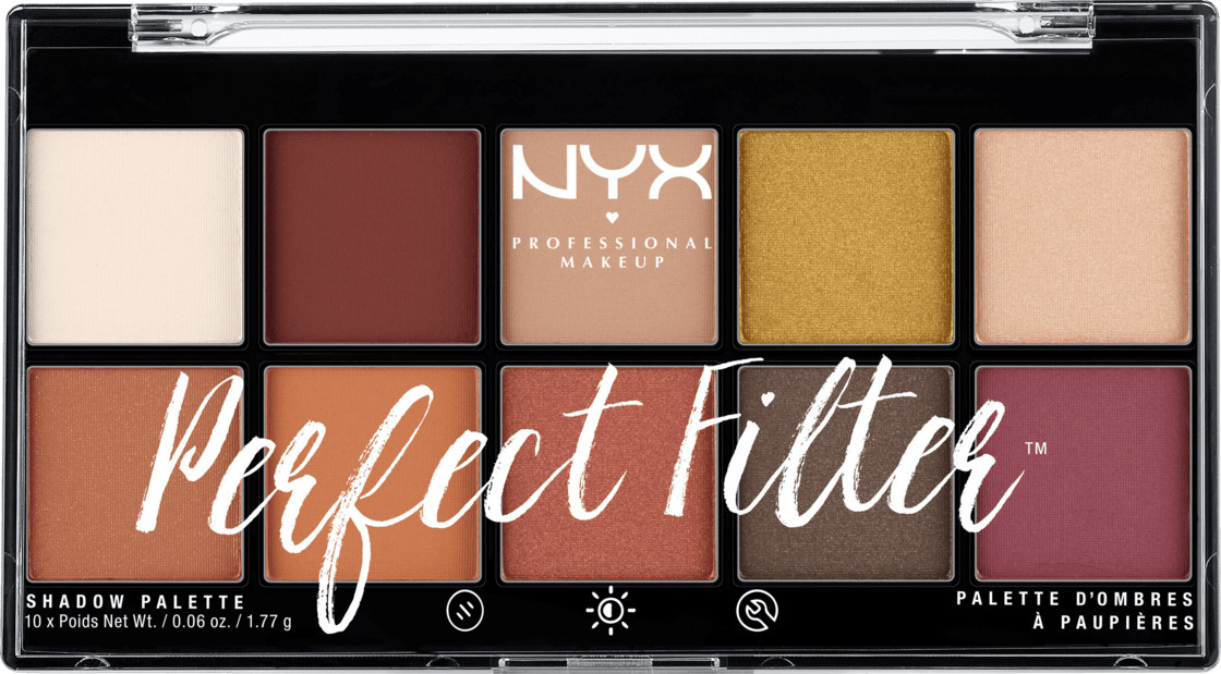 NYX Perfect Filter Shadow Palette Rustic Antique 02 (17,7g)