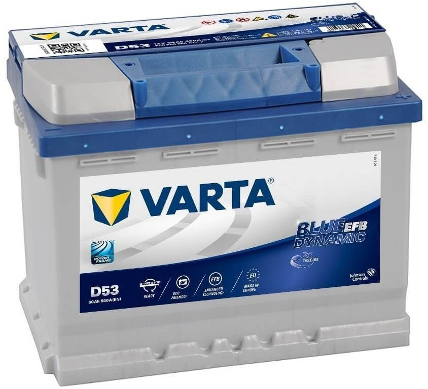 VARTA Blue Dynamic EFB 12V 60Ah N60 a € 104,30 (oggi)