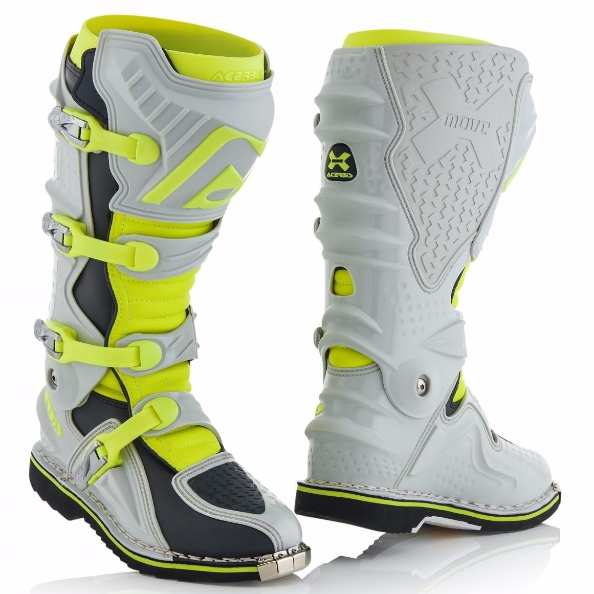Acerbis Bottes X-Move 2.0 gris/jaune