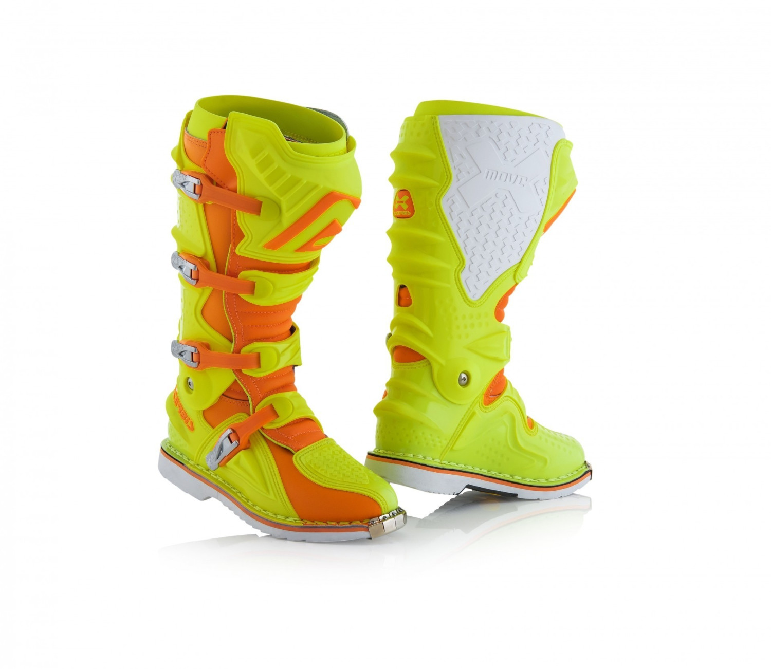 Acerbis Bottes X-Move 2.0 jaune fluo/orange