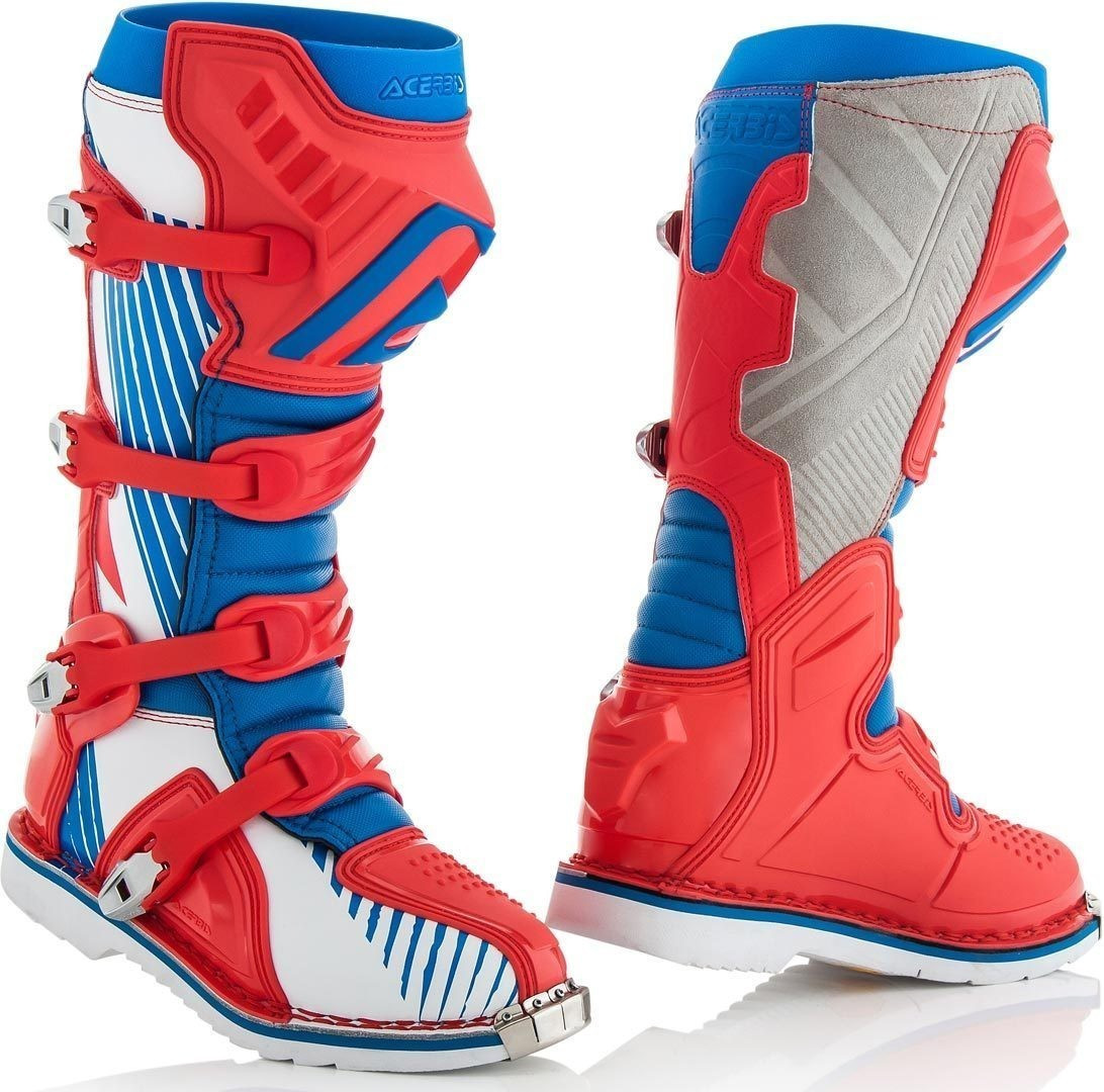 Acerbis Bottes X-Pro V bleu/rouge