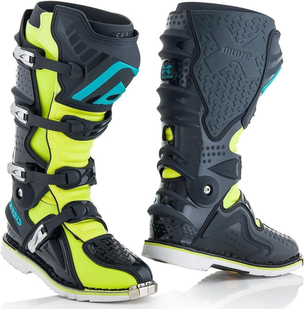 Acerbis Bottes X-Move 2.0 jaune/gris foncé