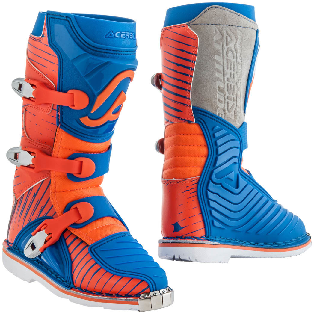 Acerbis Bottes Shark Junior bleu/orange