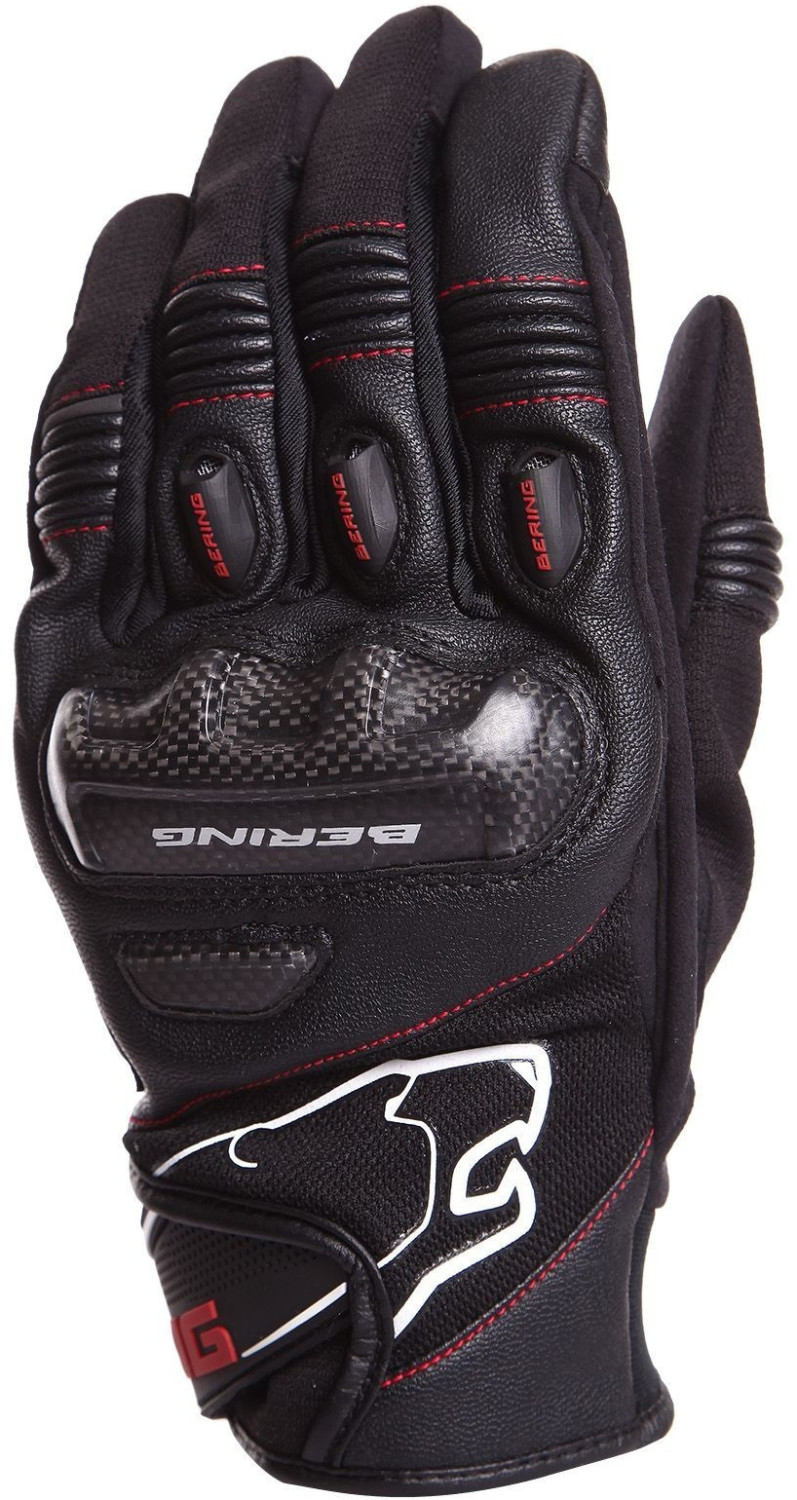 Bering Gants Dereck noir/rouge