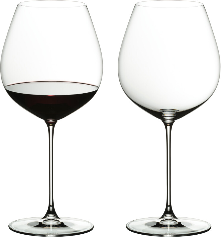 Riedel Old World Pinot Noir clear set of 2
