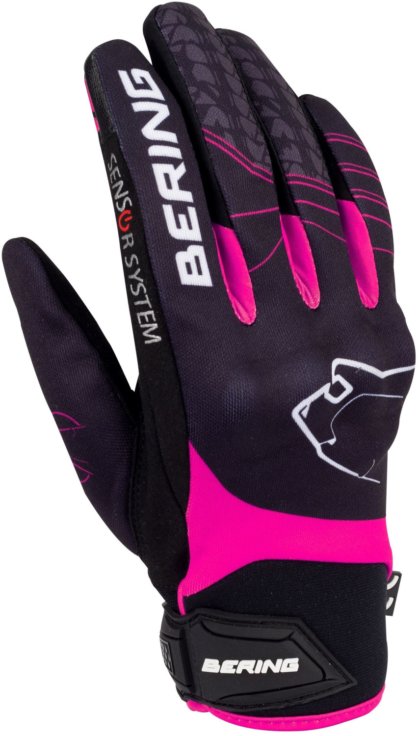 Bering Gants Lady Grissom noir/lavande