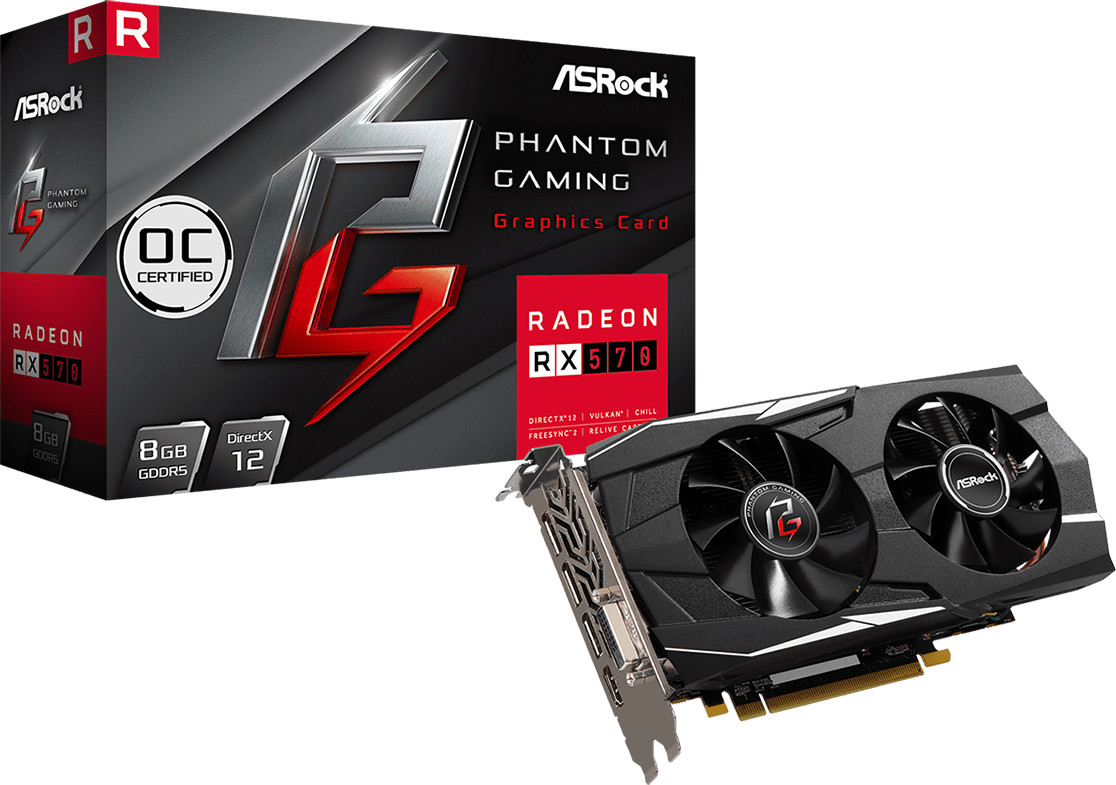 ASRock Radeon RX 570 Phantom Gaming D OC