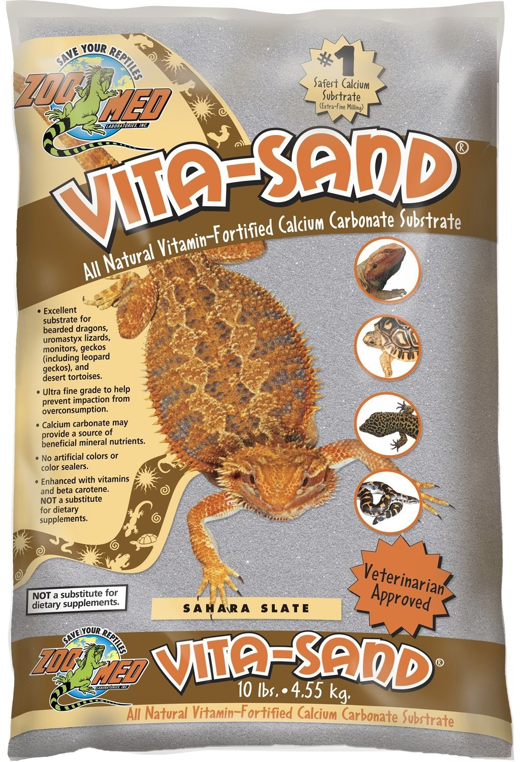 Zoo Med Vita-Sand Sahara Slate 4,5 kg (VS-10E)