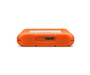 LaCie Rugged Mini disque dur externe 2 To Orange, Argent, 110 dans