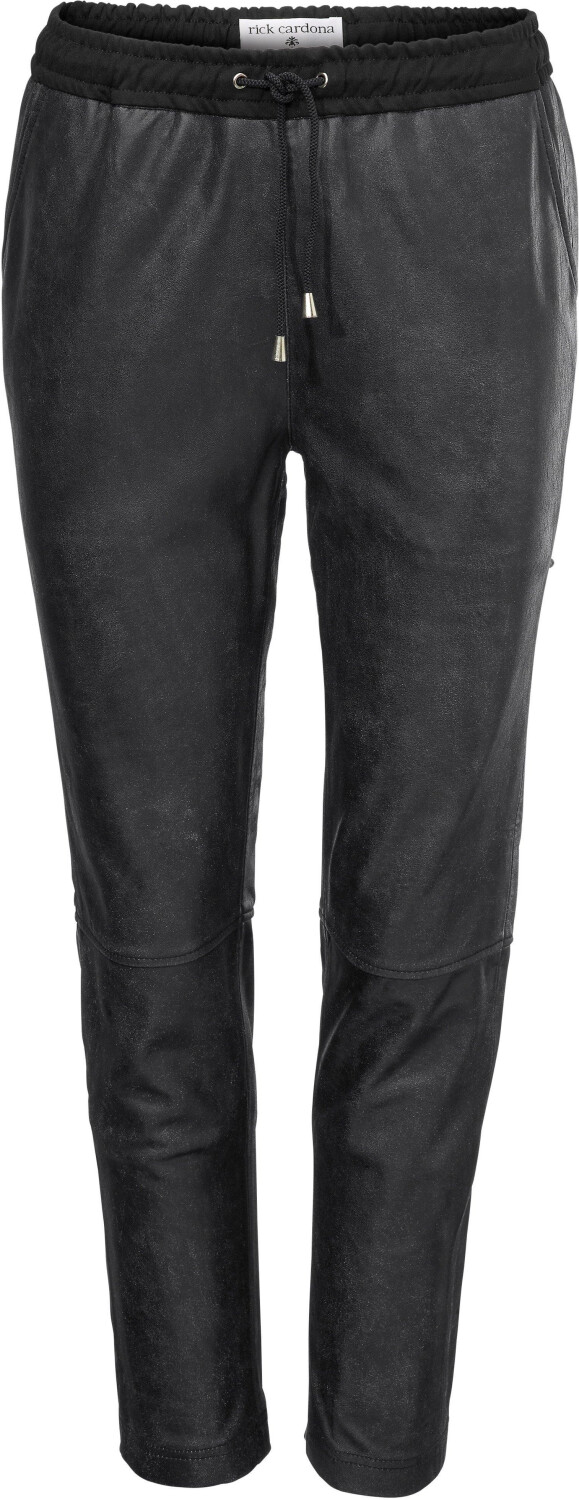 Heine Leather Joggpants black