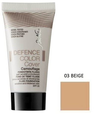 Bionike Defence Color Cover Camouflage Fluid Foundation - 03 Beige (30ml)