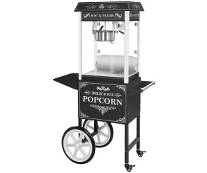 1370W Popcornmaschine Retro Popcornmaker Popcornautomat 5kg/h Dach Schwar DE 