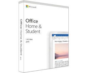 Logiciel Microsoft OFFICE FAMILLE ET ETUDIANT 2019 1 PC OU 1 MAC