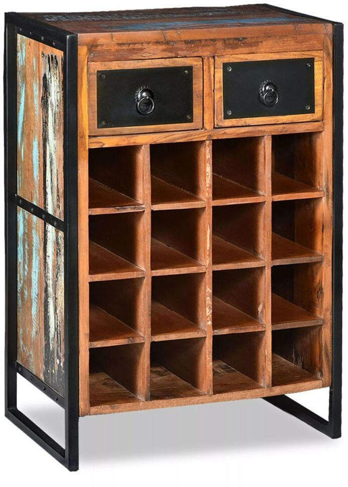 VidaXL Wine rack for 16 bottles made of solid waste wood (244831)