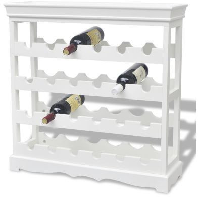 VidaXL Wine rack 24 bottles of Abreu white