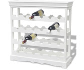 vidaXL Wine rack 24 bottles of Abreu white