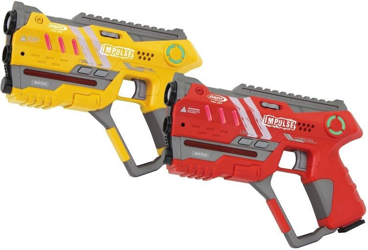Jamara Impulse - Laser Gun Pistol Set yellow/red