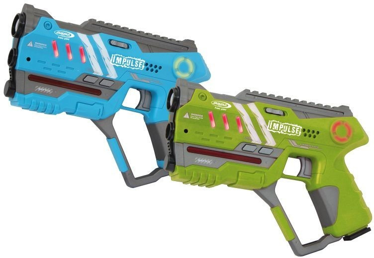 Jamara Impulse - Laser Gun Pistol Set blue/green