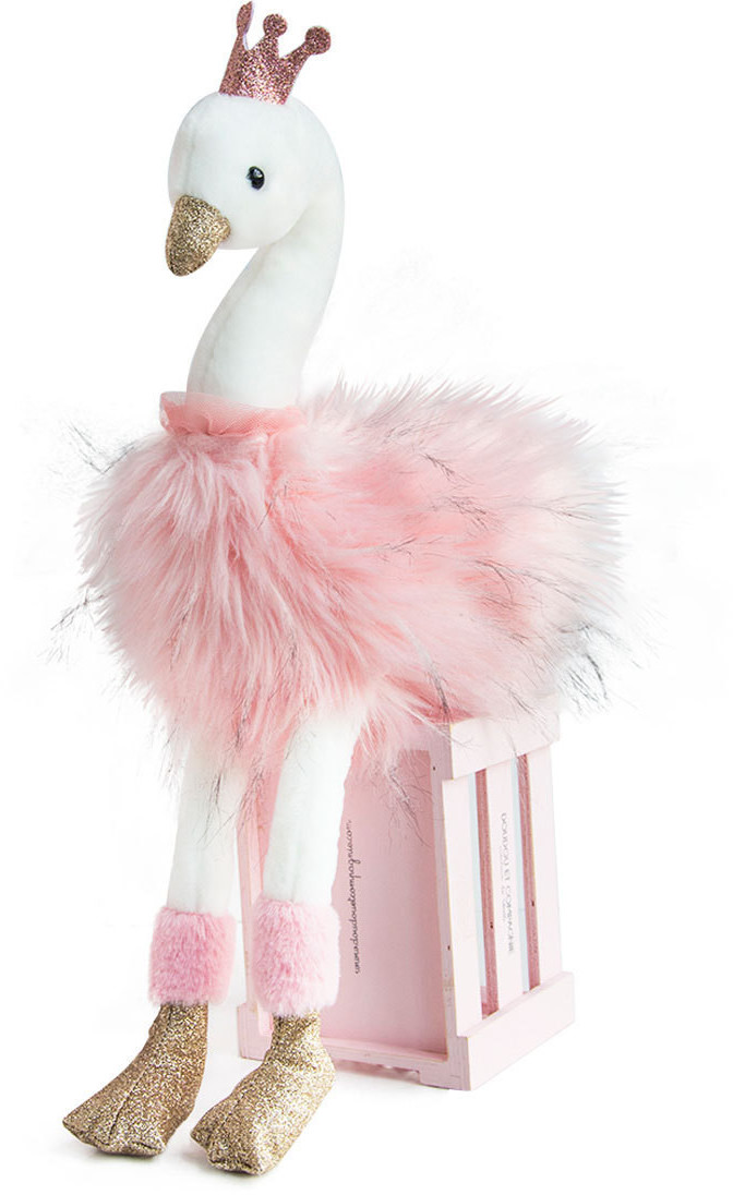 Histoire d'Ours Cygne Rose 45 cm
