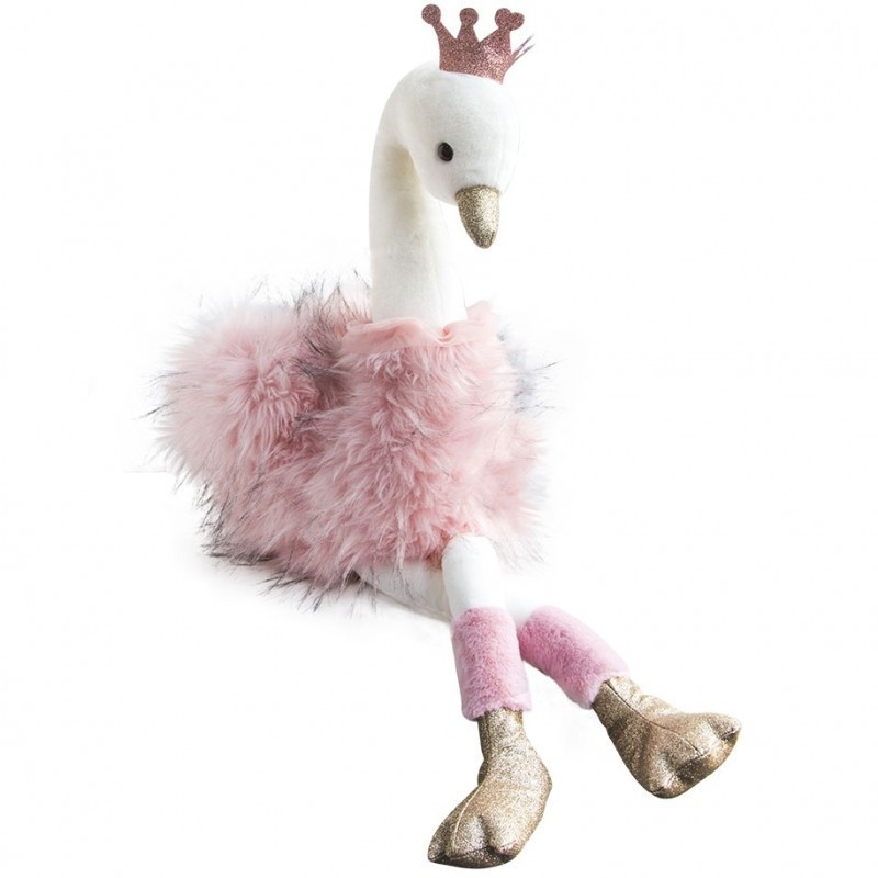 Histoire d'Ours Cygne Rose 30 cm