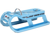 EKO® Schlitten Snow-Star 100 Rodel Kunststoffschlitten Kinderschlitten silber