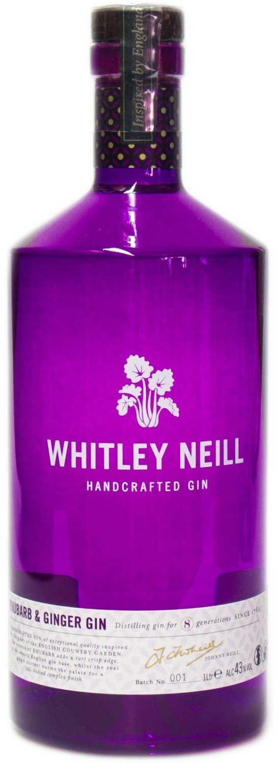 Whitley Neill Rhubarb & Ginger Small Batch Gin 43% 1l ab 22,05