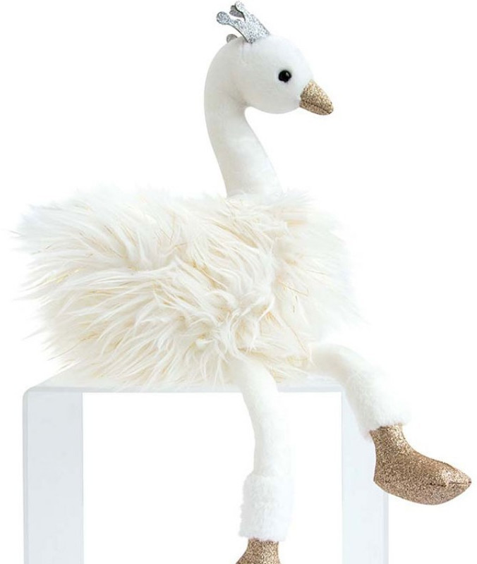 Histoire d'Ours Cygne Blanc 45 cm
