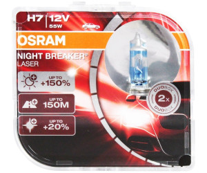 3 Stück Osram 12V H7 NIGHT BREAKER® LASER 64210NL-HCB DUO Box Autolampen O10