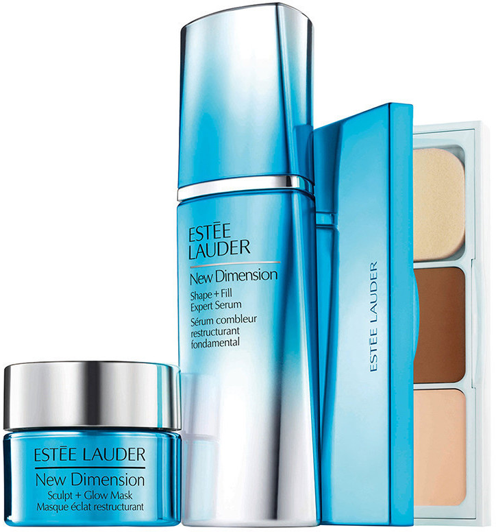 Estée Lauder New Dimension Set (Serum + Mask + Shape + Sculpt Face Kit)