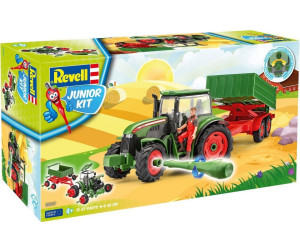 Revell 00817 Traktor mit Anhäng u Figur 1:20 Modellbausatz zum Schrauben 