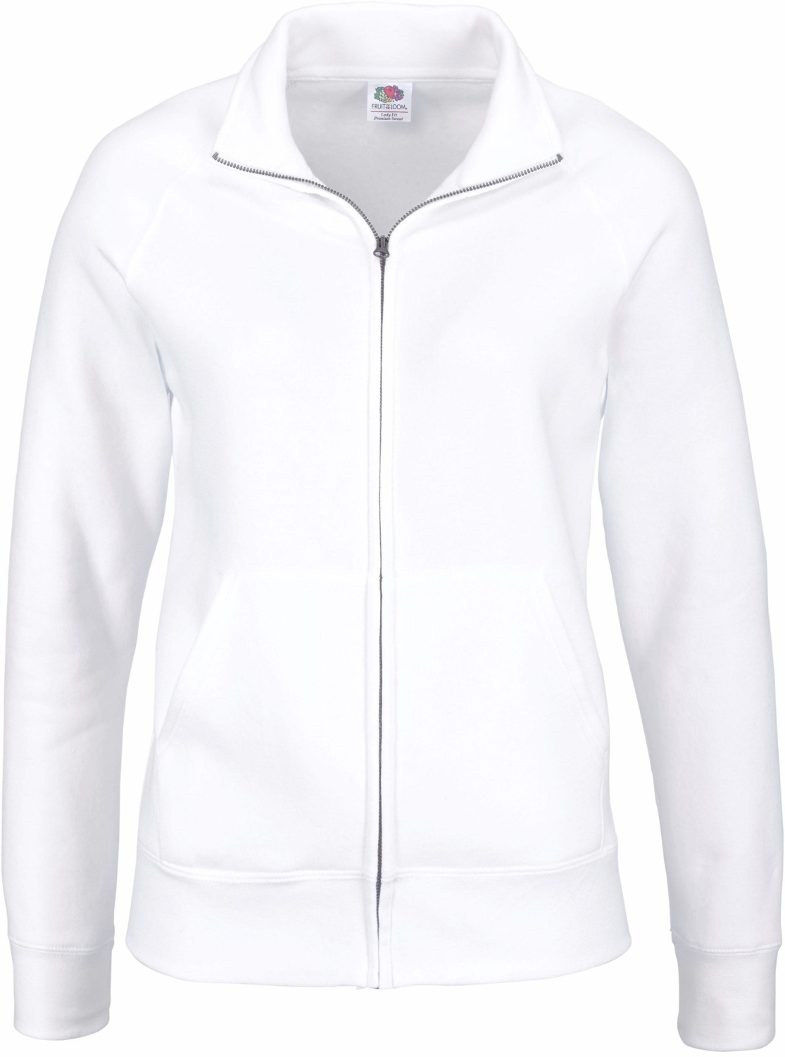 Ladies white sweatshirt sales jacket