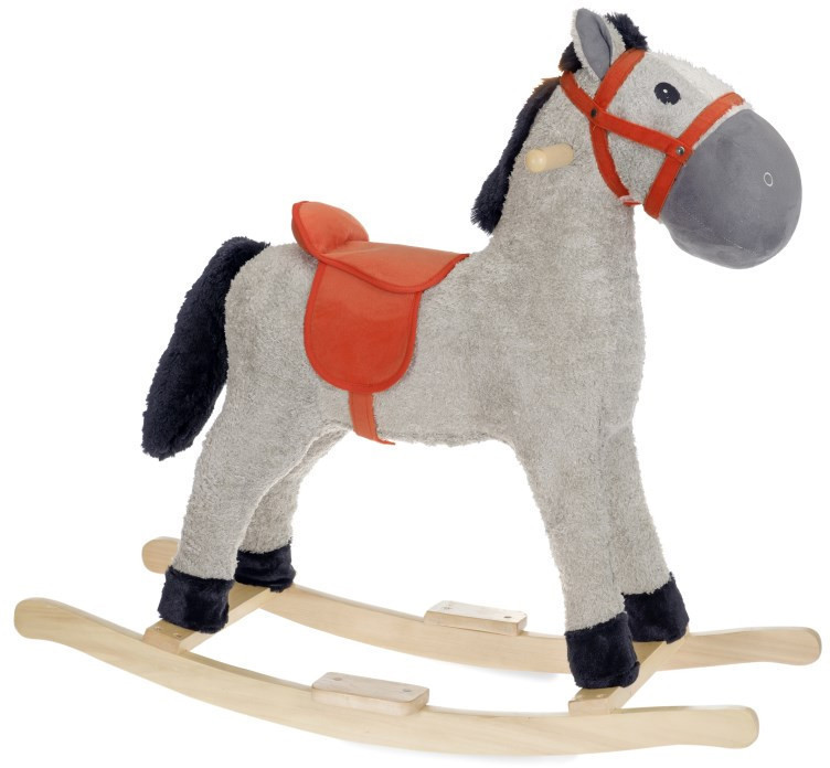 Egmont Toys Cheval à bascule gris