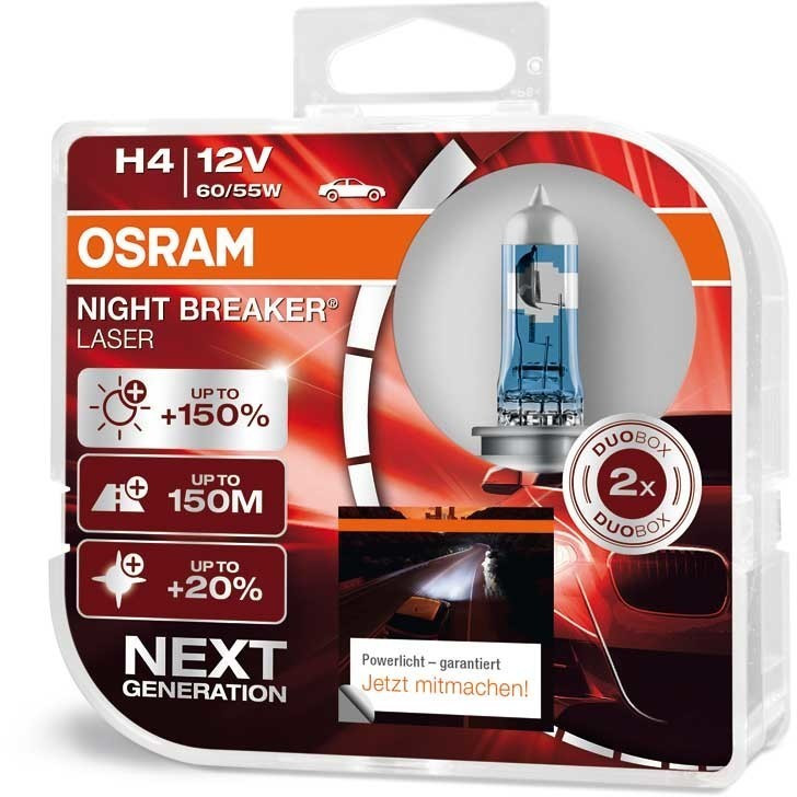 Osram Night Breaker Laser H4 Next Gen ab 6,90 € (Februar 2024 Preise)