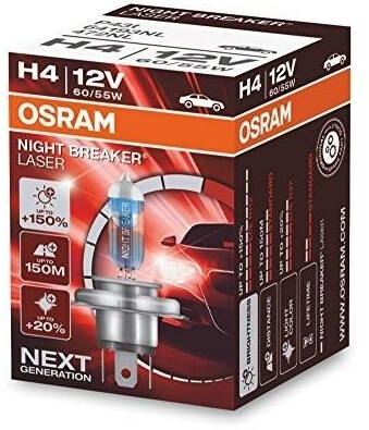 OSRAM NIGHT BREAKER +200% vs BOSCH Gigalight Plus 120 