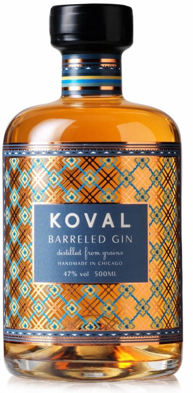 Koval Barreled Grain Gin 0,5l 47%