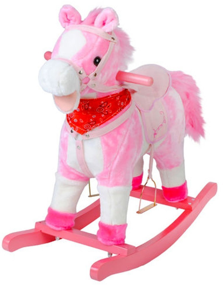 Mon mobilier design Cheval à bascule rose