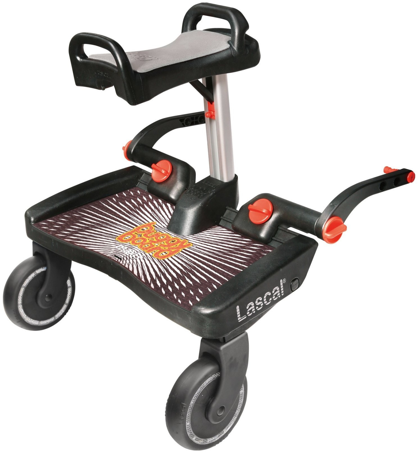 Lascal BuggyBoard Maxi Plus with Saddle Grey