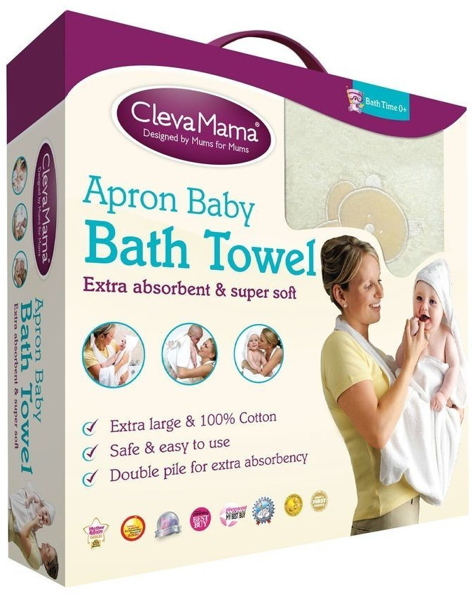 Clevamama Serviette maman et enfant beige