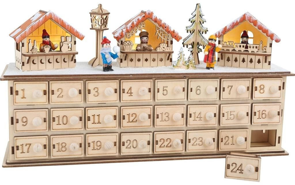 Small Foot Design Calendrier de l'Avent Marché de Noël (1290)