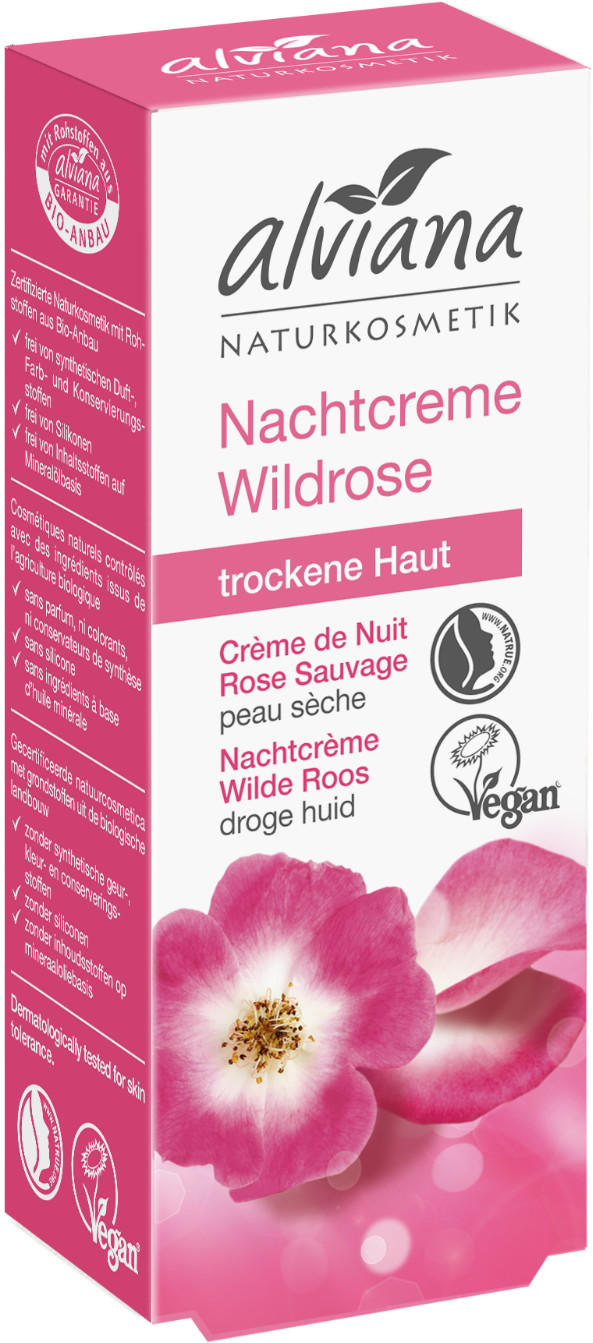 Alviana Crème de nuit rose sauvage (30 ml)