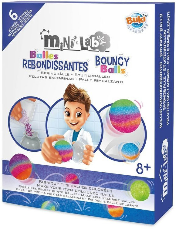 Buki Mini Lab Balles Rebondissantes