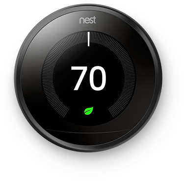 Nest Learning Thermostat 3ème génération noir