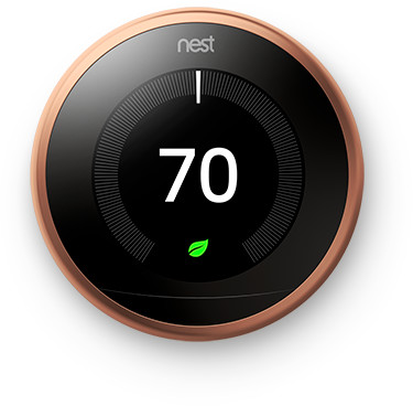 Nest Learning Thermostat 3ème génération cuivre