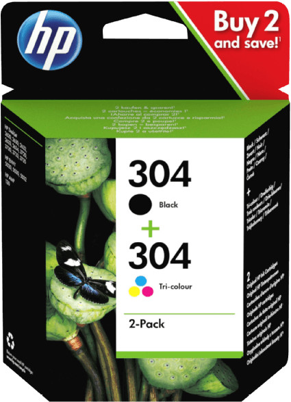 Pack cartouches d'encre hp 304 (noir + couleurs) 3JB05AE#301 - Conforama