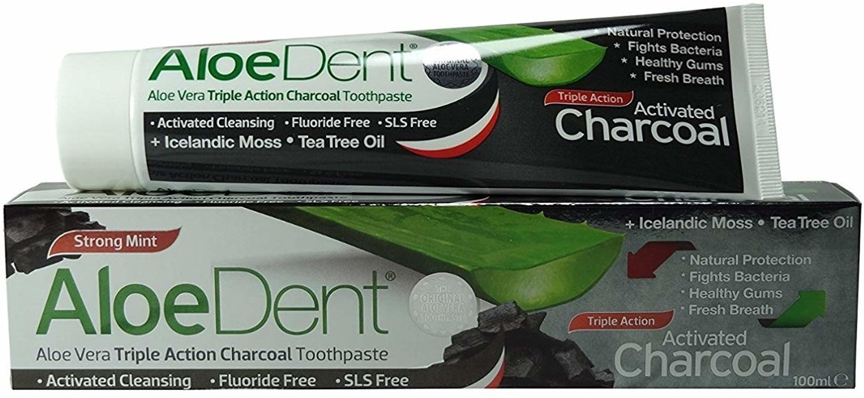 AloeDent Activated Charcoal Toothpaste