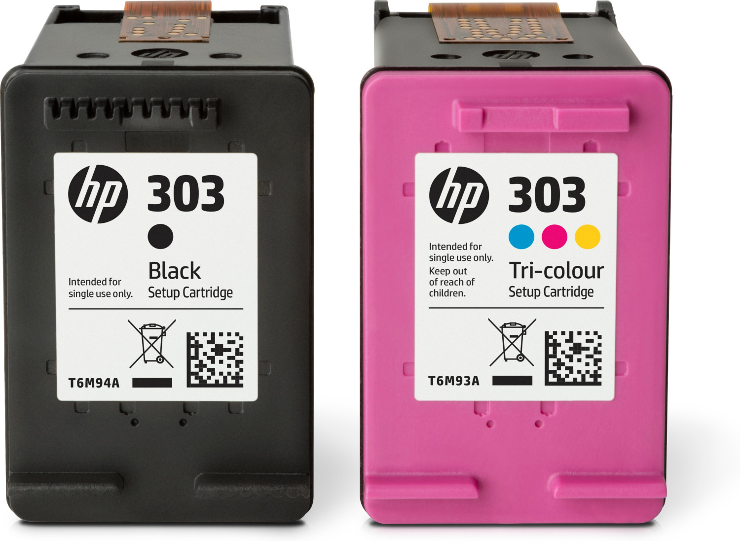 HP Confezione da 2 cartucce di inchiostro nero/in tricromia originali 303