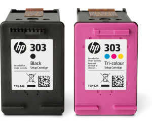 HP 303 Photo Value Pack - pack de 2 - noir, tricolore à base de colorant -  cartouche imprimante/kit papier