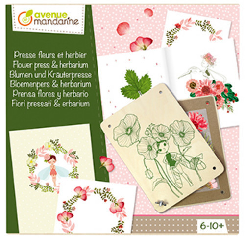 Avenue Mandarine Boîte créative, Presse fleurs et herbier