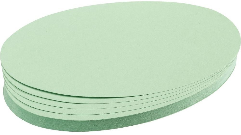 Franken Presentation Card Oval 190x110mm (500 pcs) green